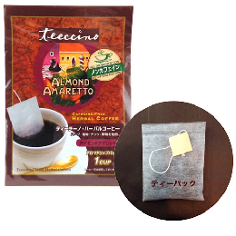 【Teeccino 】ティーチーノ・アーモンドアマレット(ティーバック5g約2杯分)x10包お徳用