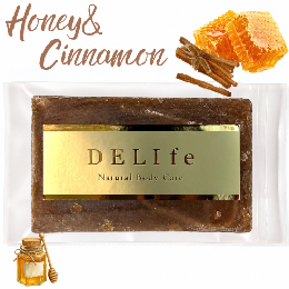 DELIfeデッドシーアロマソープ【シナモンロール(ハニー)】50g