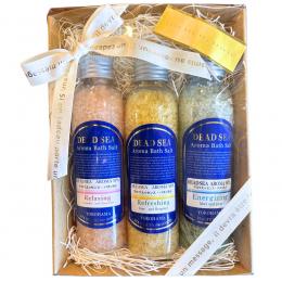 [20%OFF]デッドシー•アロマエッセンスバスソルト180gx3本[ラッピング付き]